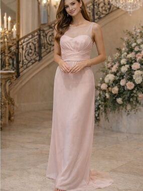 Amsale Silk Formal Gown. Size 4
